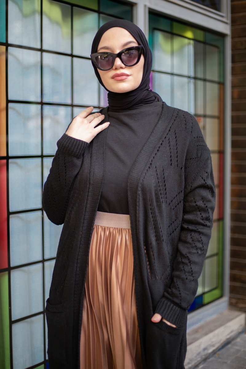 Fener Siyah Triko Hırka