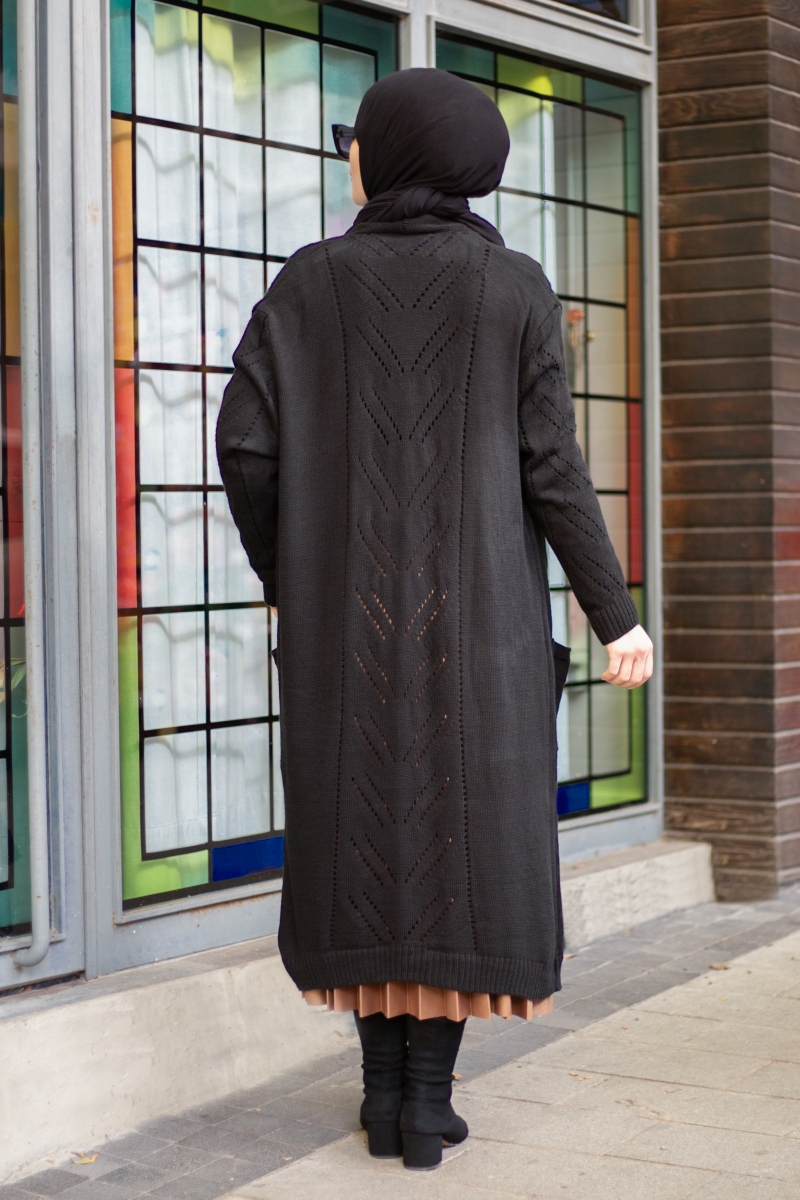 Fener Siyah Triko Hırka