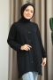 Figos Siyah Tunik