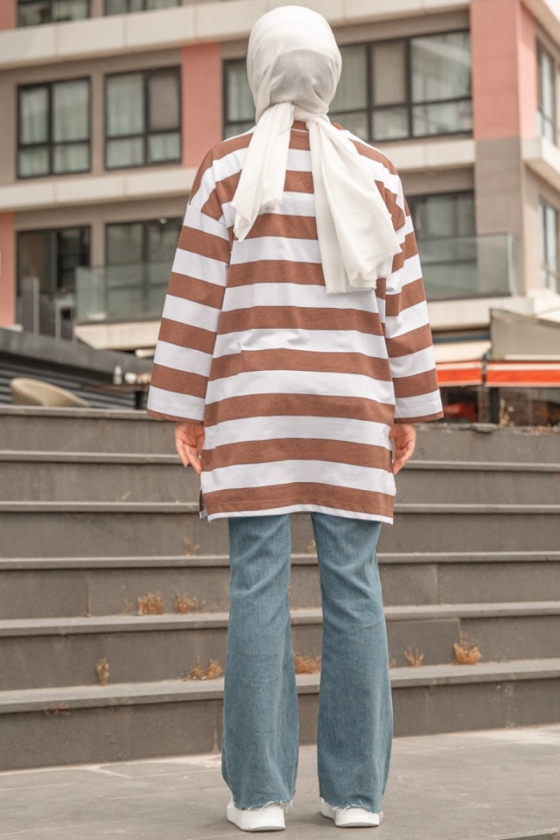 Fimela Kahverengi Tunik