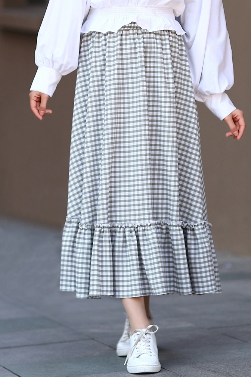 Fine Mint Yeşili Etek