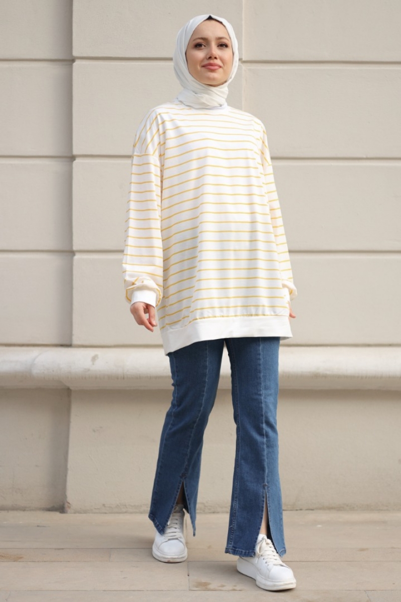 Finux Sarı Sweat