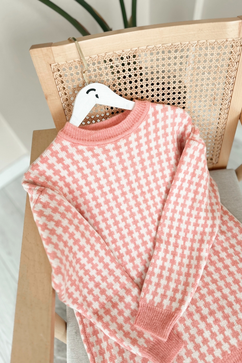 Fisto Pembe Triko Kazak