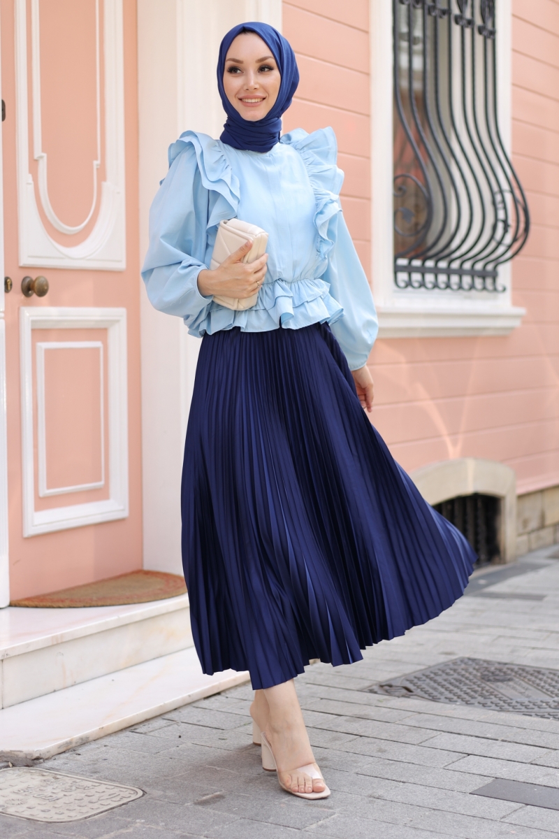 Fiyos Turkuaz Gömlek