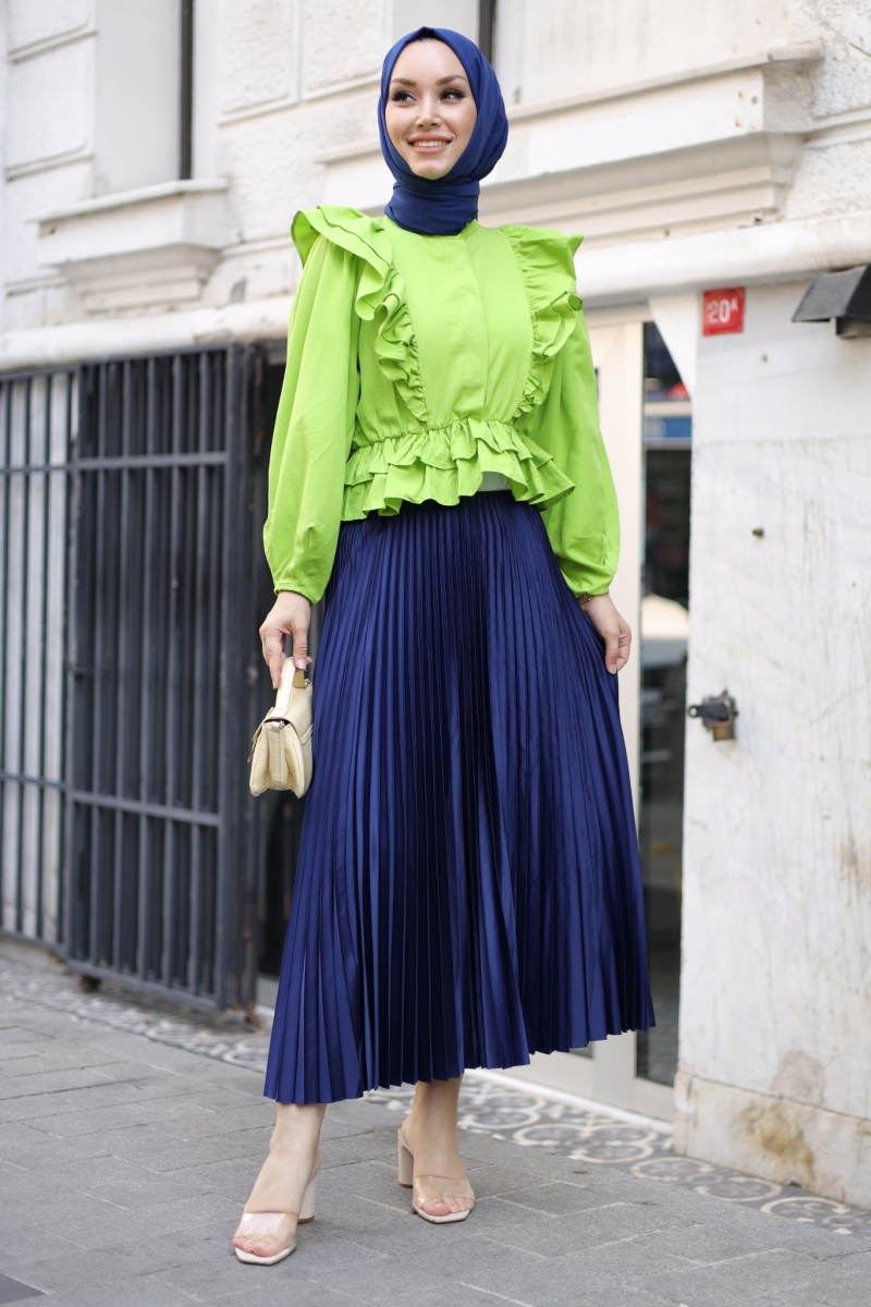 Fiyos Açık Yeşil Gömlek