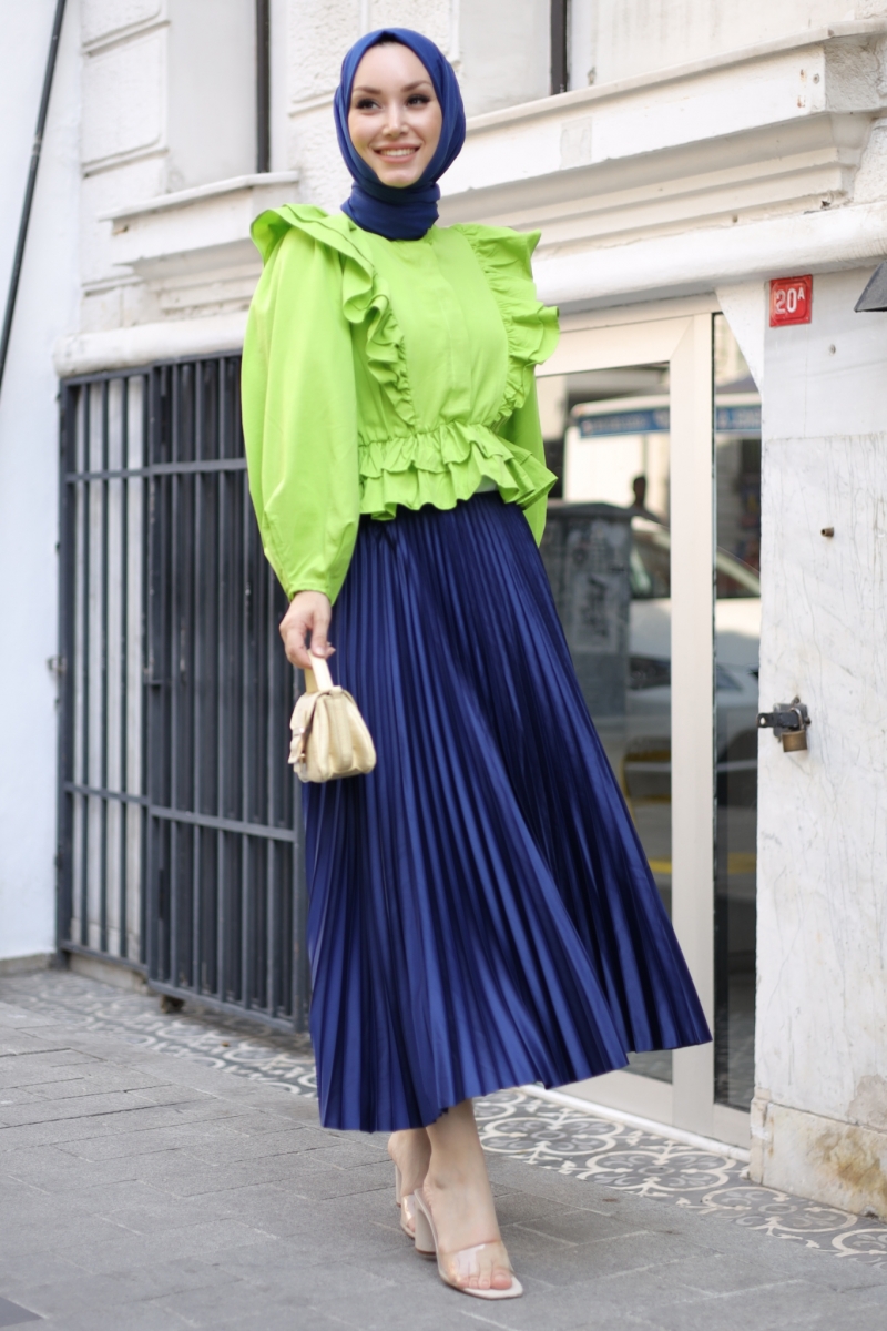 Fiyos Açık Yeşil Gömlek