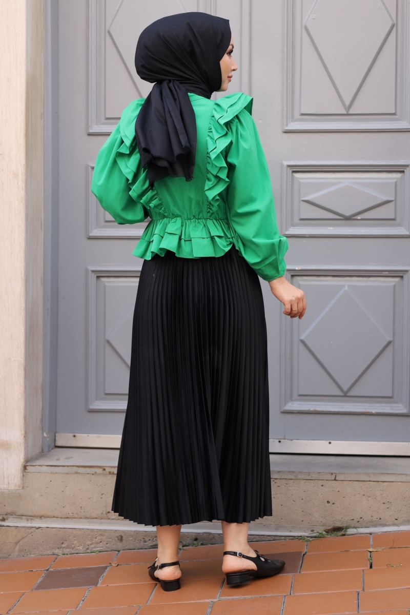 Fiyos Yeşil Gömlek