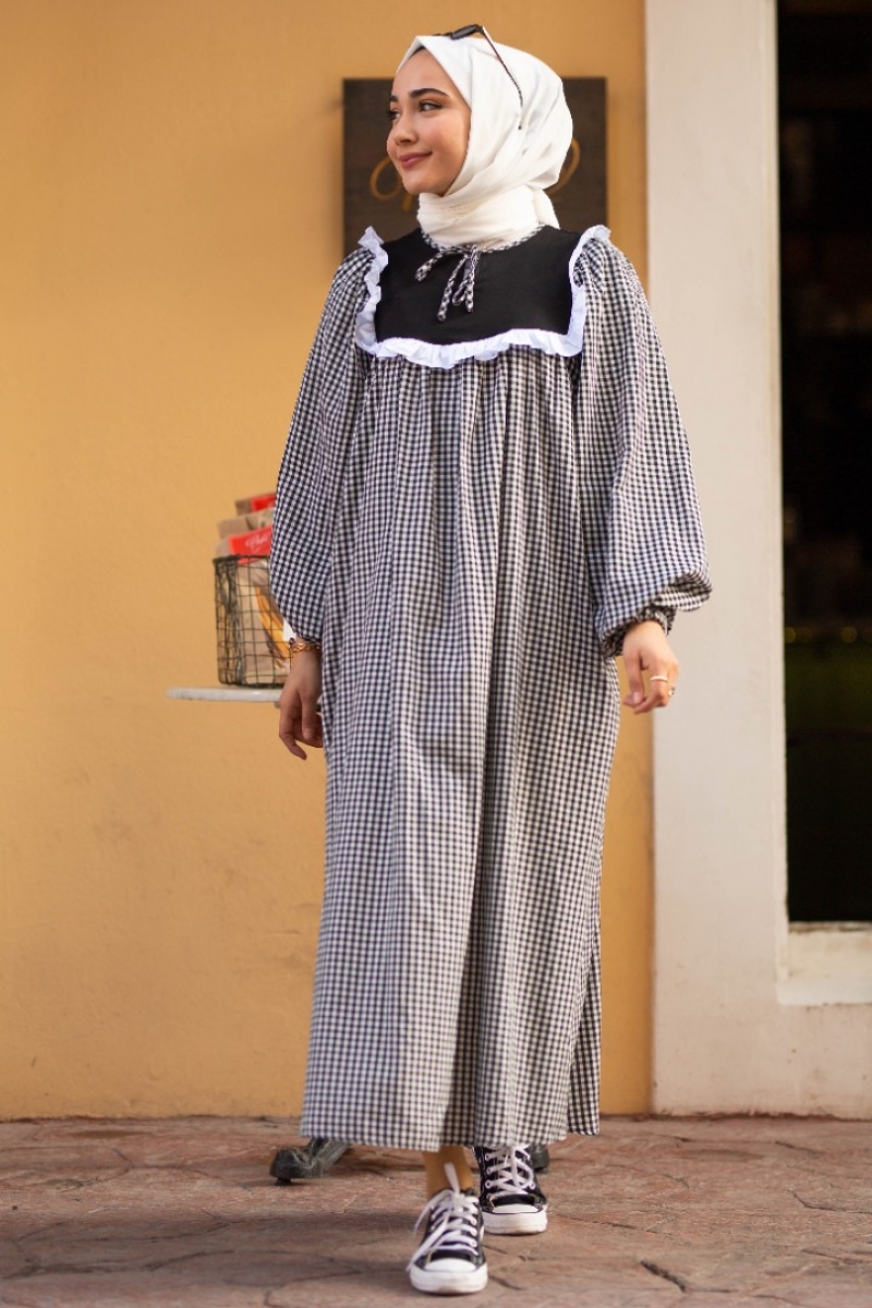 Floransa Siyah Elbise