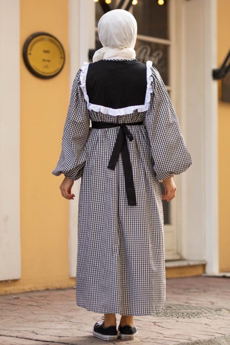 Floransa Siyah Elbise