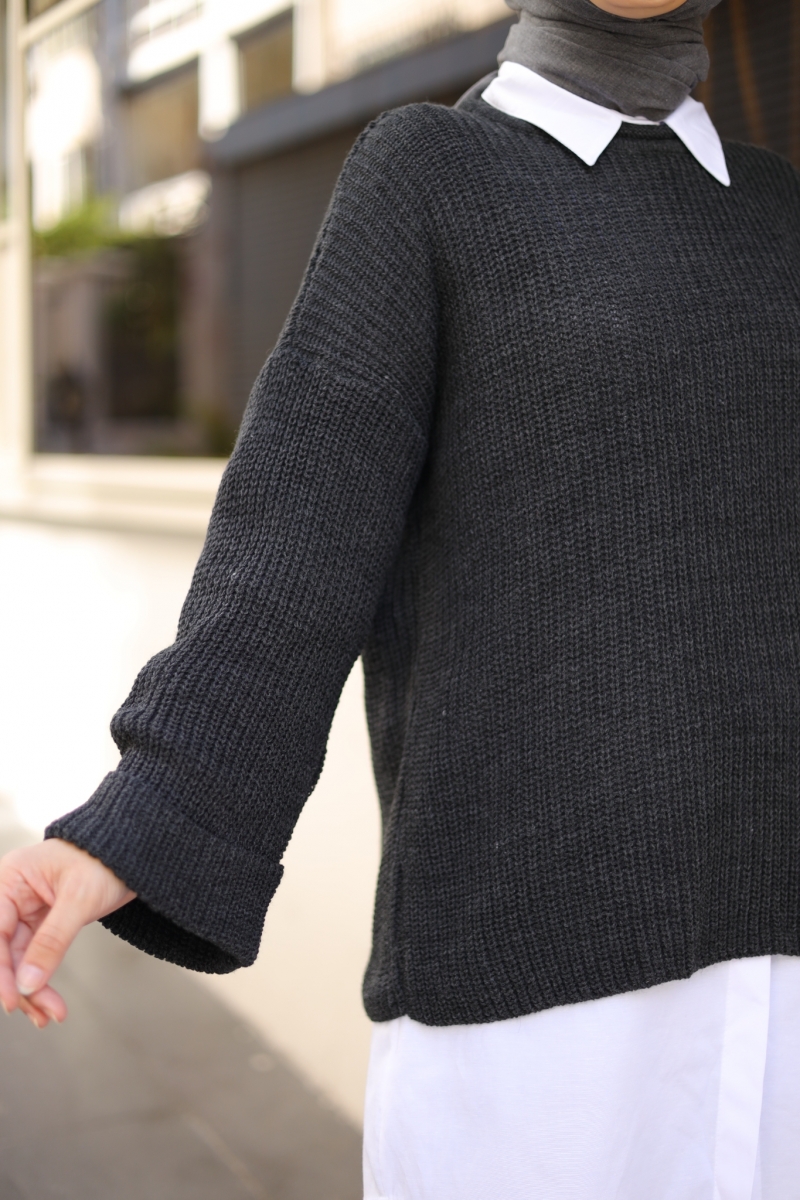 Fred Antrasit Triko Kazak