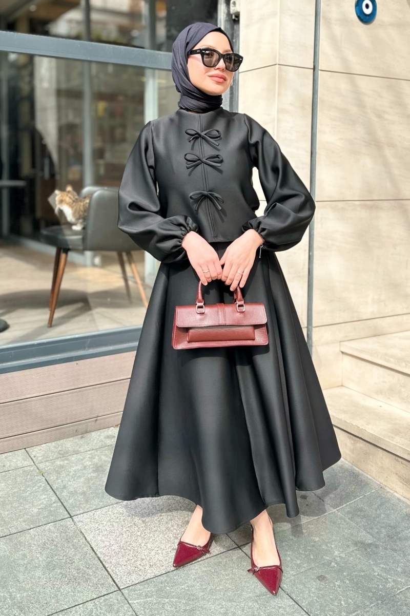 Freya Siyah Scuba Takım