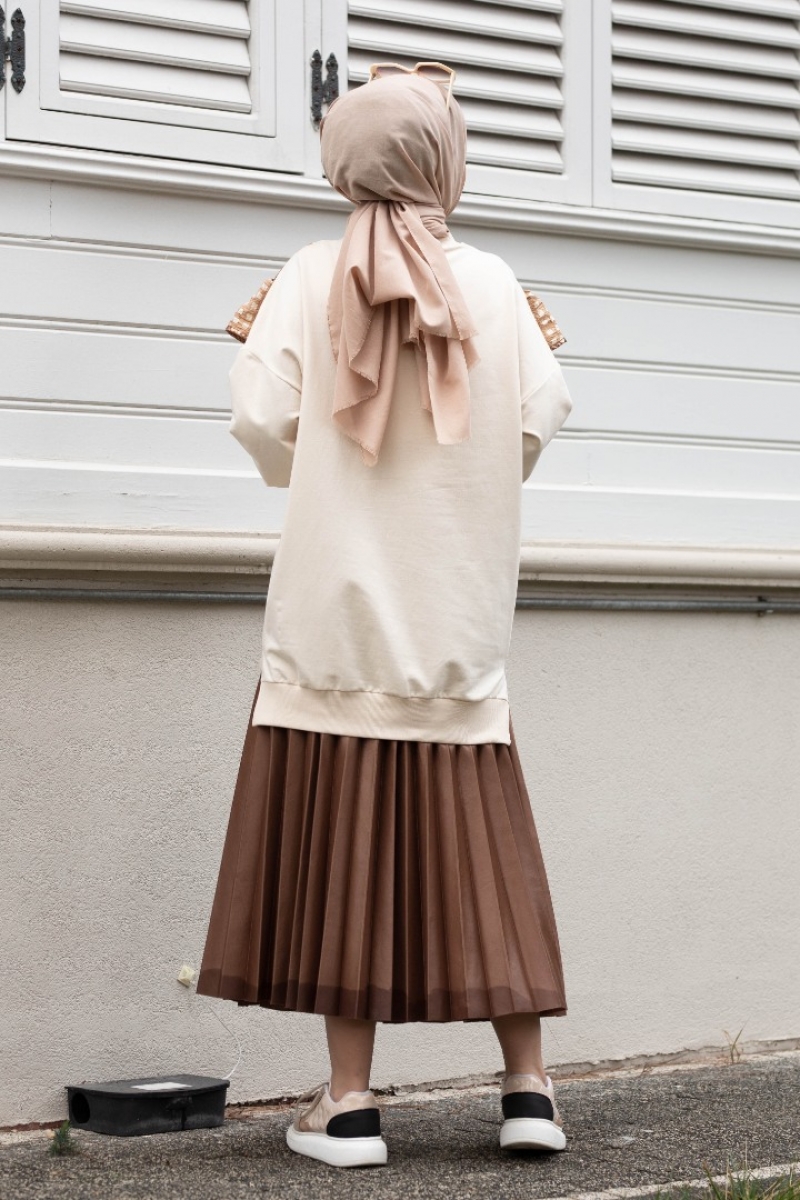 Futura Bej Sweat