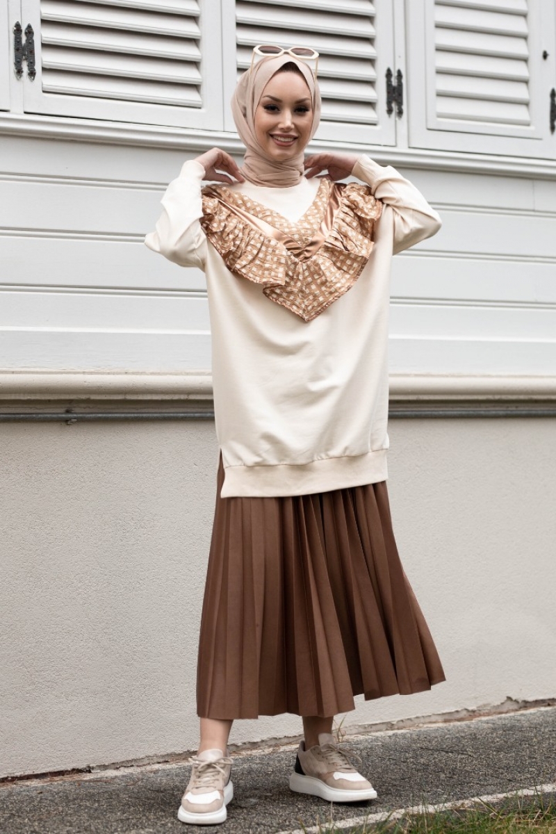 Futura Bej Sweat