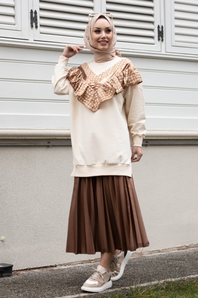 Futura Bej Sweat