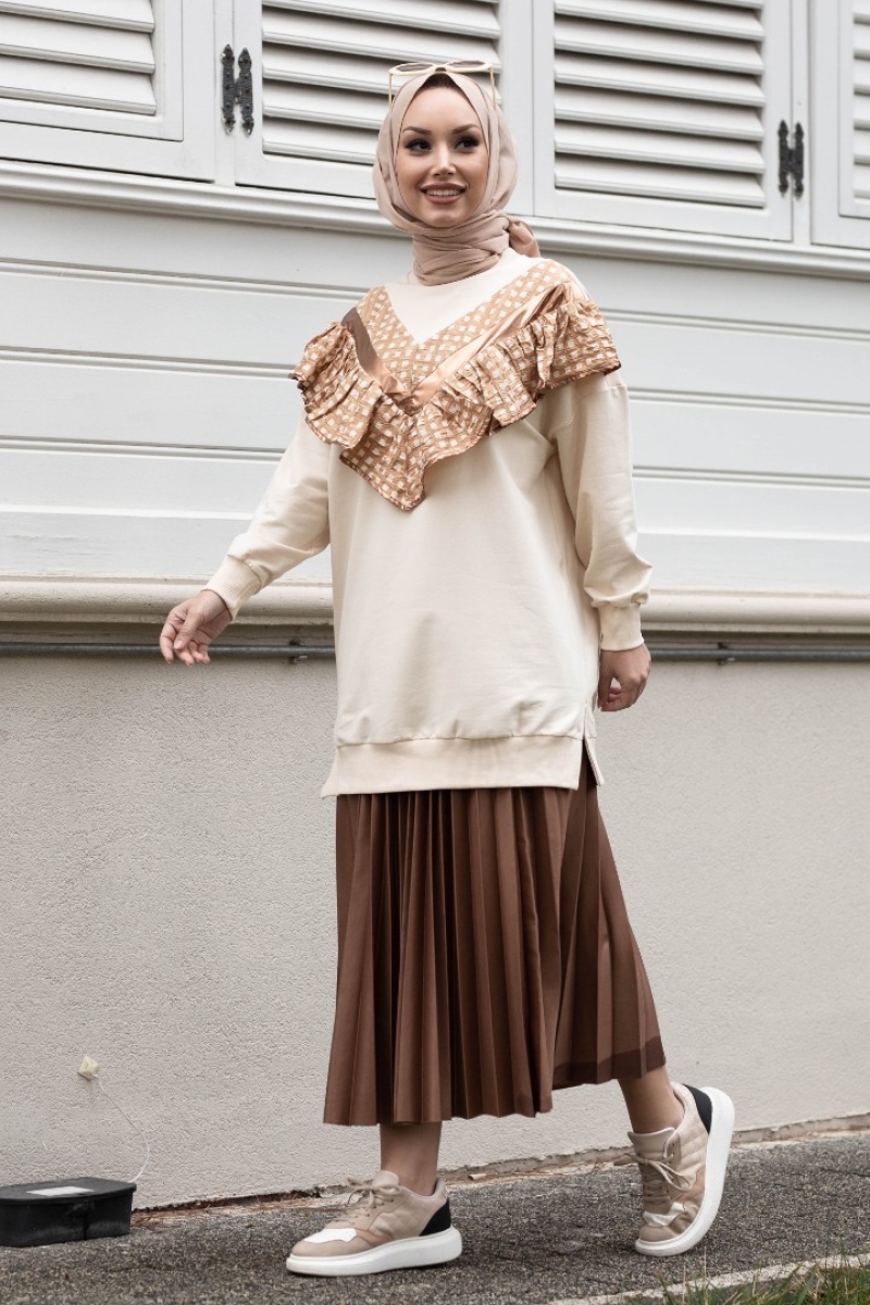 Futura Bej Sweat