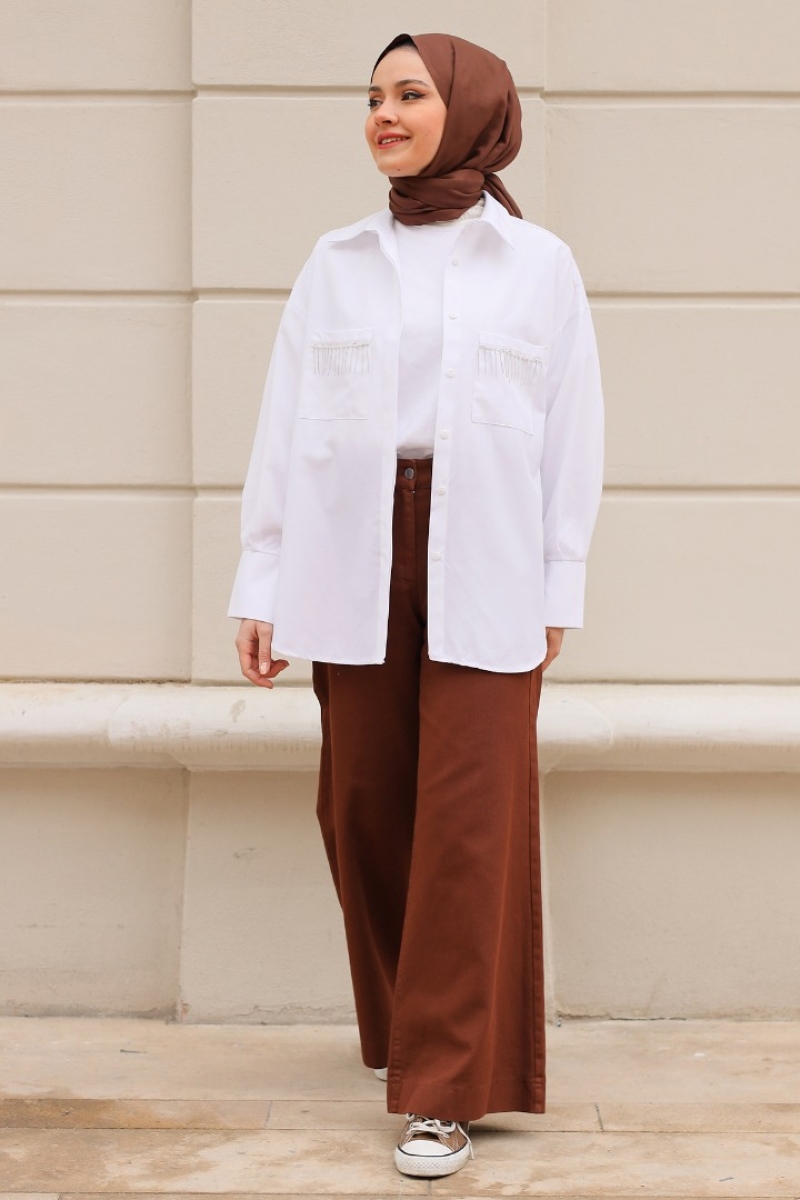 Galile Beyaz Gömlek