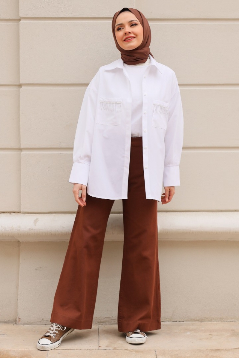 Galile Beyaz Gömlek