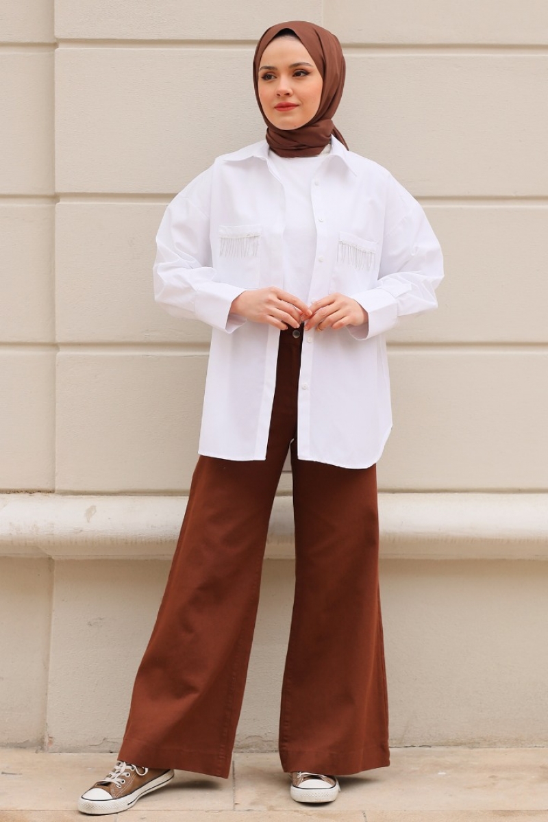 Galile Beyaz Gömlek