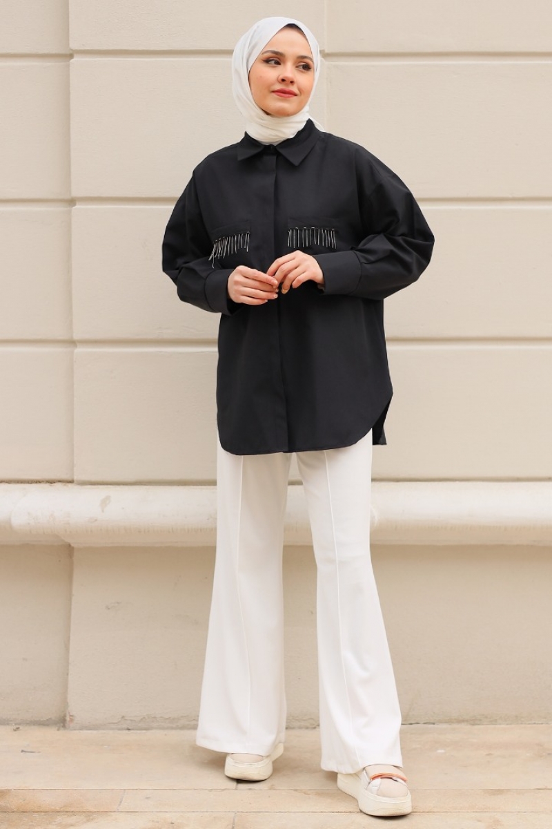 Galile Siyah Gömlek