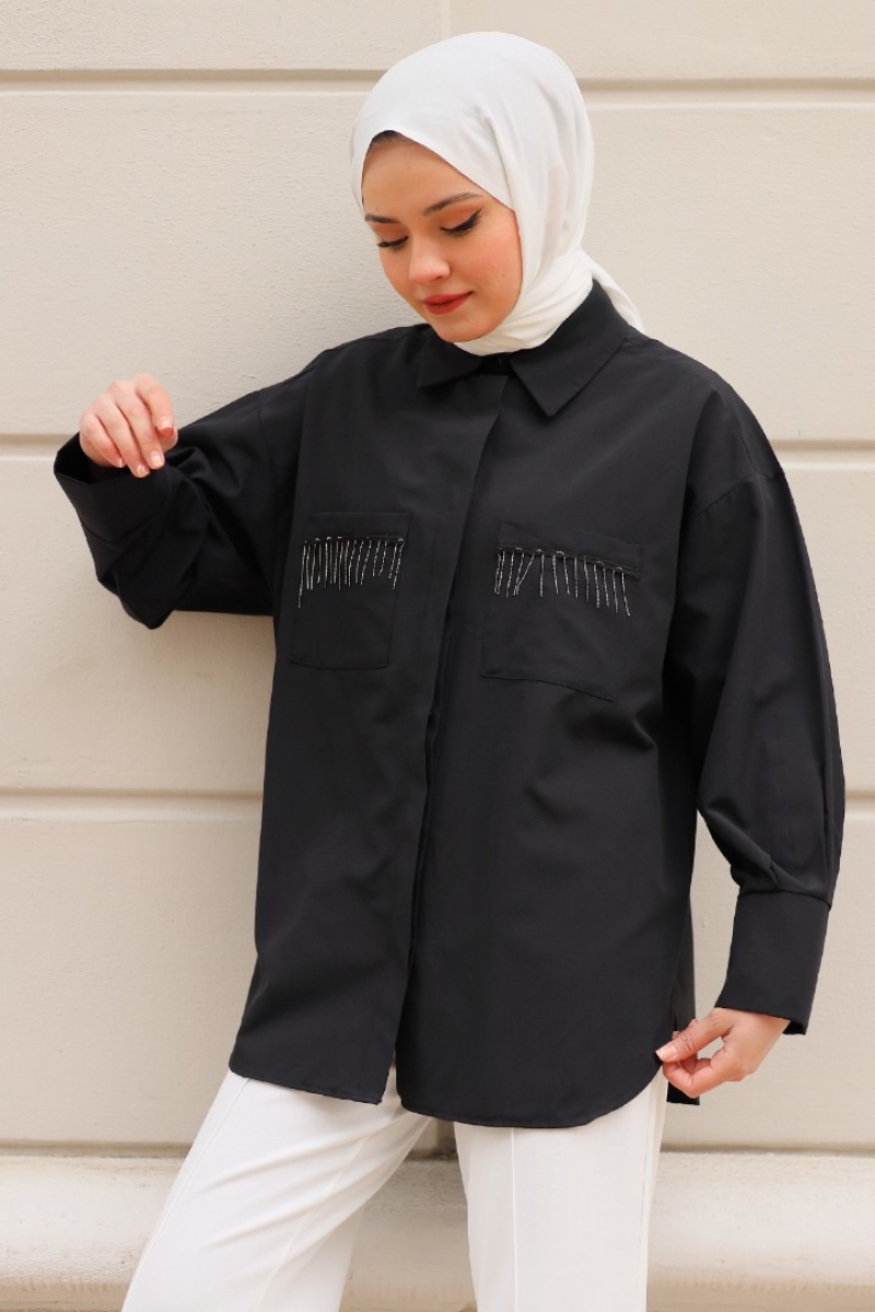 Galile Siyah Gömlek