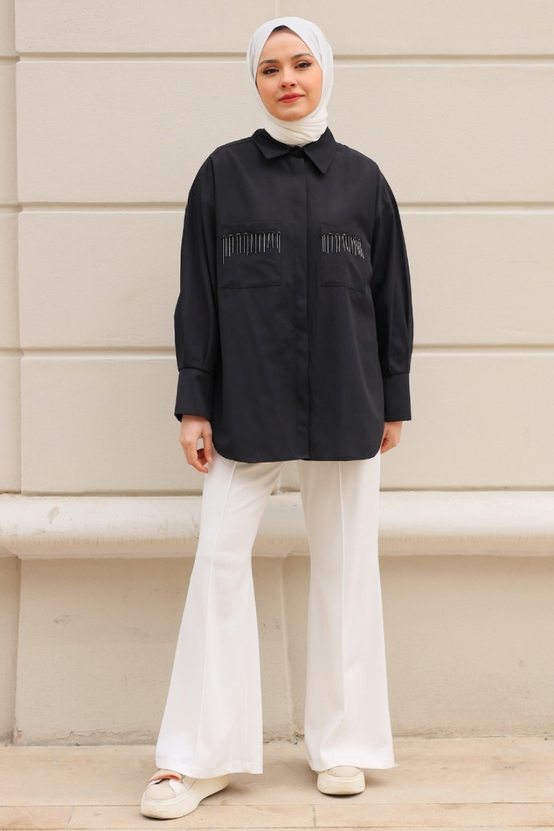 Galile Siyah Gömlek