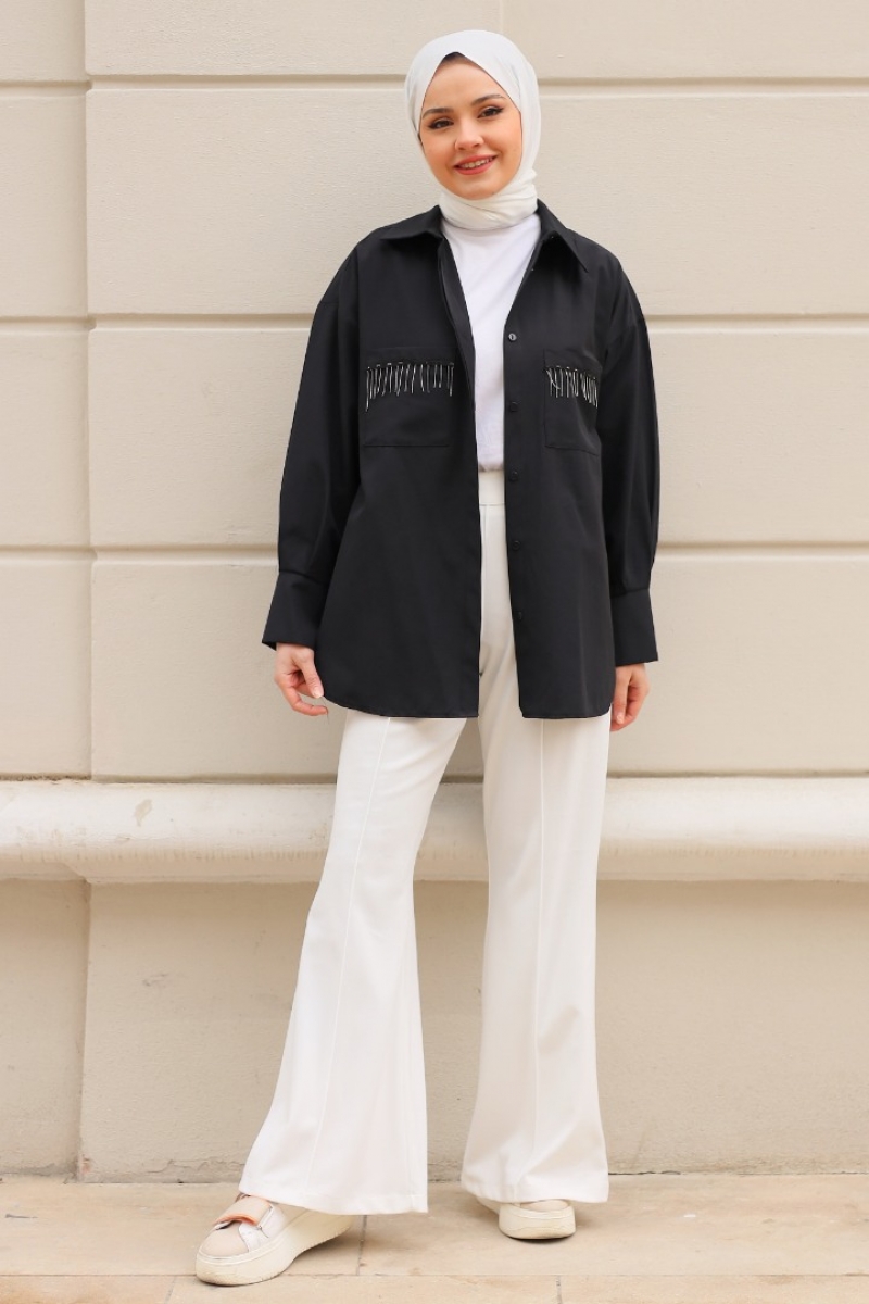 Galile Siyah Gömlek