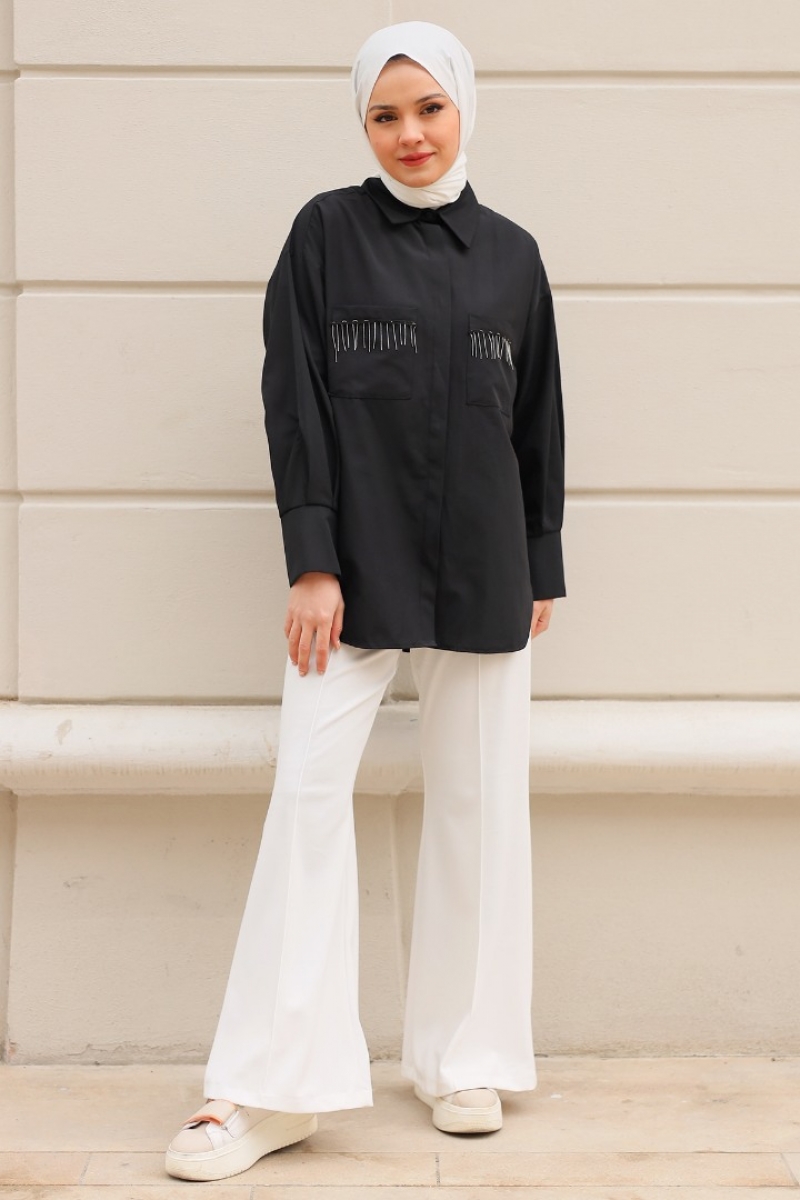 Galile Siyah Gömlek