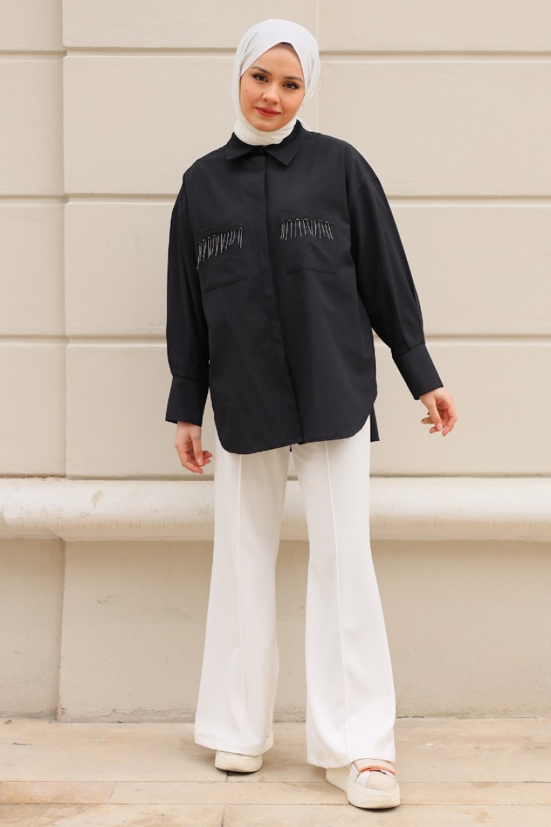 Galile Siyah Gömlek
