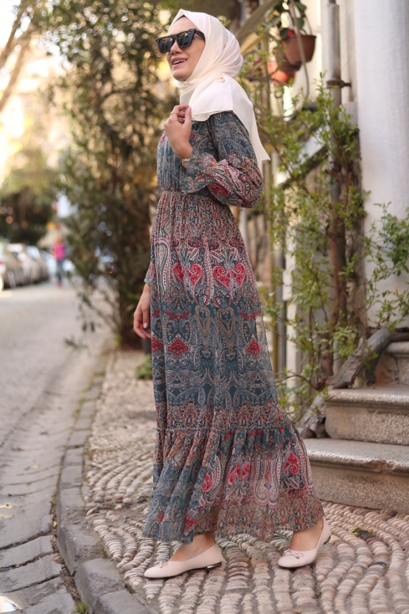 Gelincik Haki Elbise