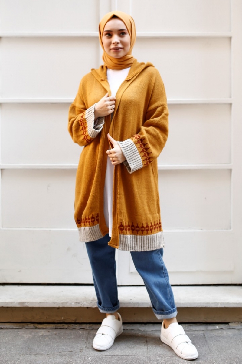 Genzo Hardal Triko Hırka