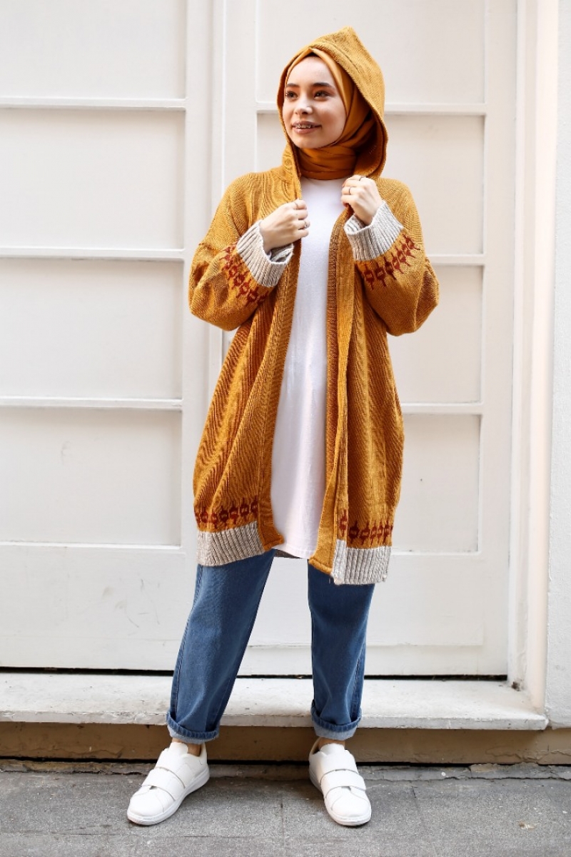 Genzo Hardal Triko Hırka