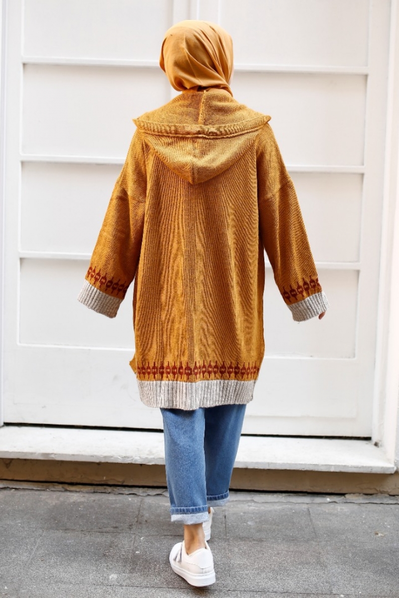 Genzo Hardal Triko Hırka