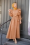 Gigi Kahverengi Elbise