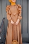 Gigi Kahverengi Elbise
