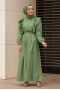 Gigi Çim Yeşili Elbise