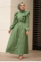 Gigi Çim Yeşili Elbise