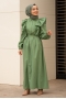 Gigi Çim Yeşili Elbise