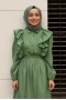 Gigi Çim Yeşili Elbise
