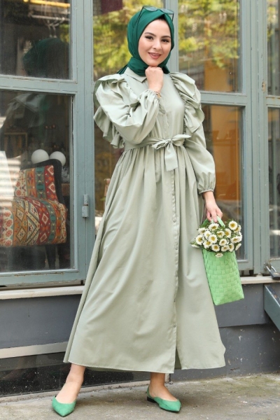Gigi Mint Elbise