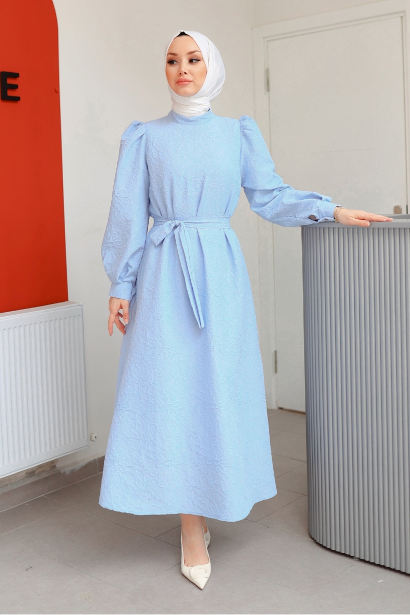 Grant Mavi Elbise