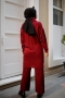 Hazel Kırmızı Triko Takım