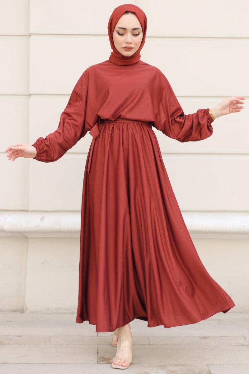 Heleni Kiremit Elbise