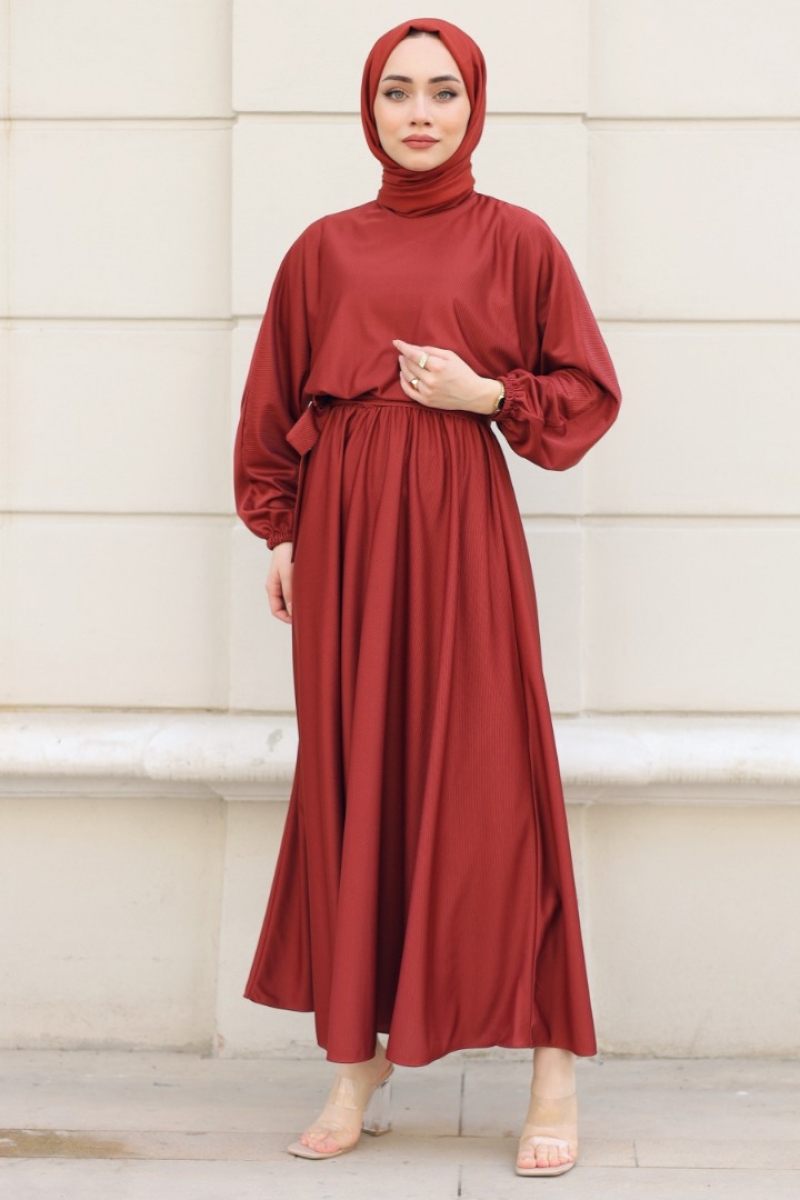 Heleni Kiremit Elbise