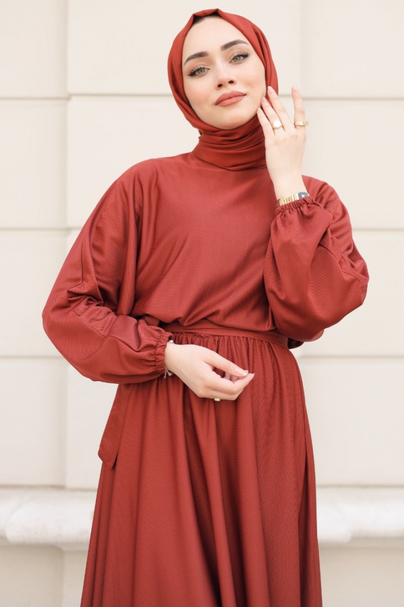 Heleni Kiremit Elbise