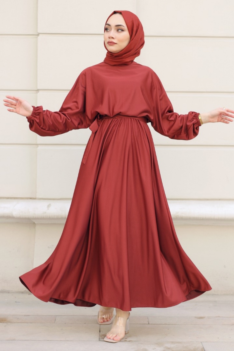 Heleni Kiremit Elbise