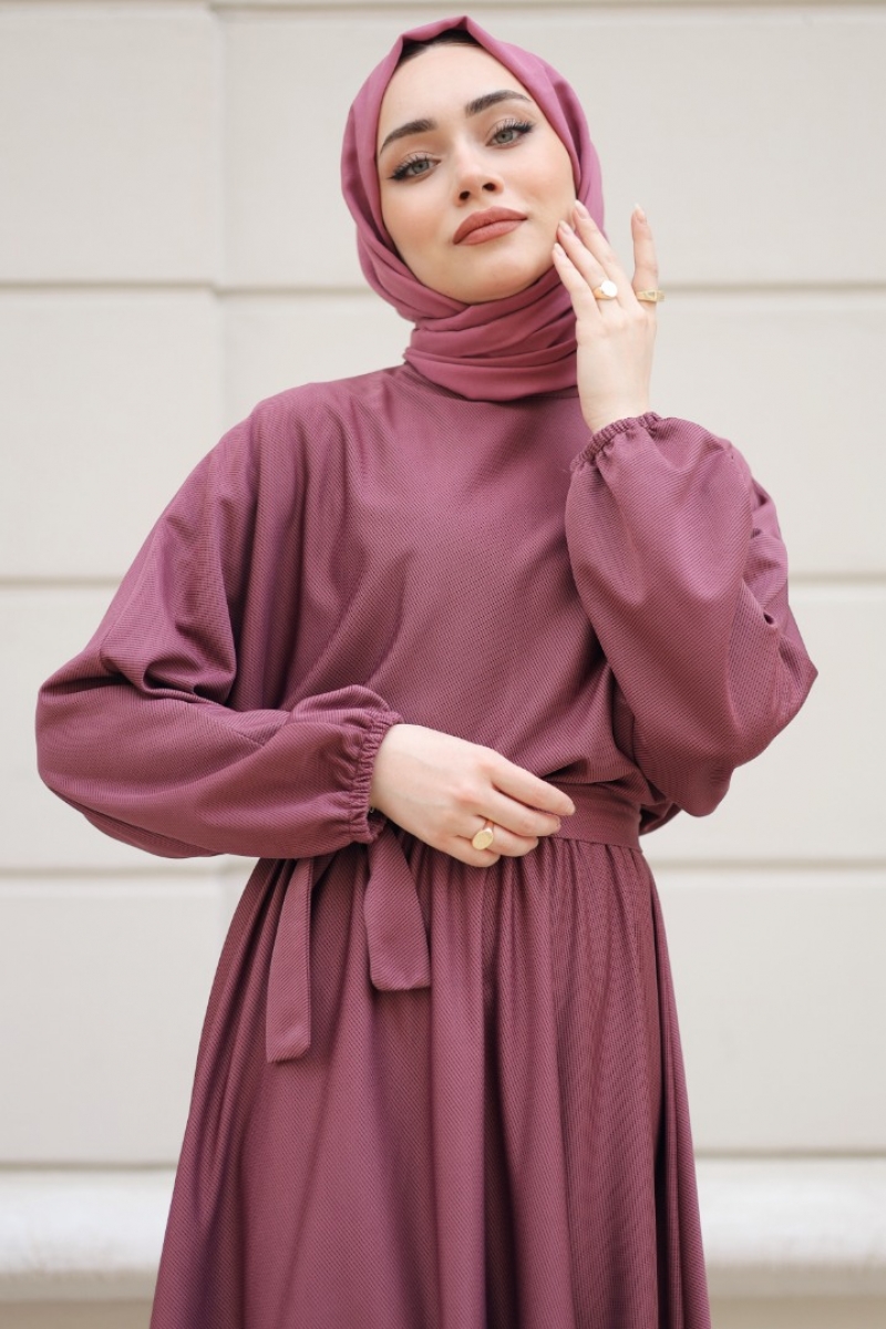 Heleni Gül Kurusu Elbise