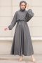 Heleni Antrasit Elbise