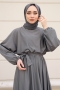 Heleni Antrasit Elbise