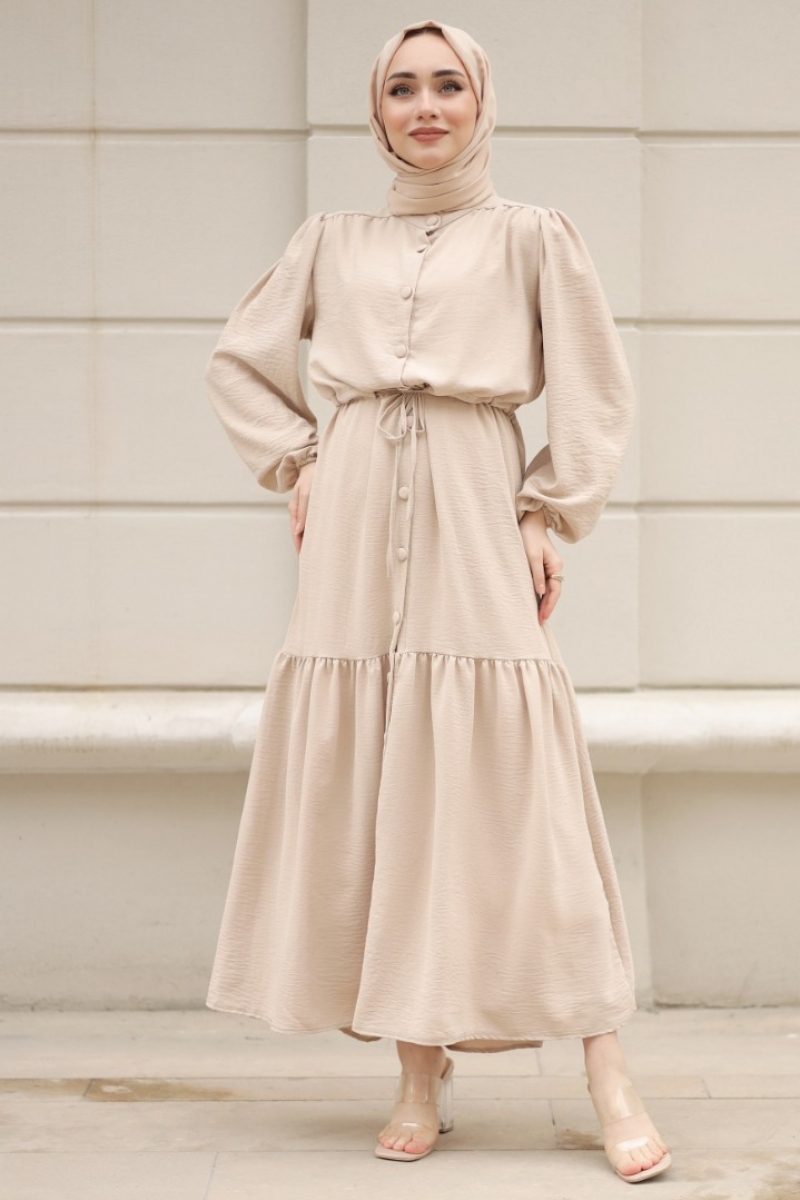 Helsa Bej Elbise
