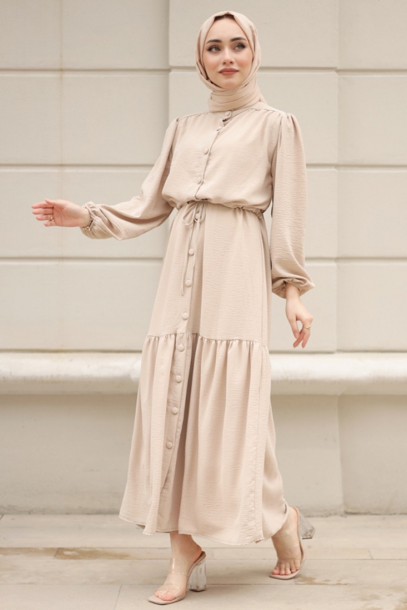 Helsa Bej Elbise